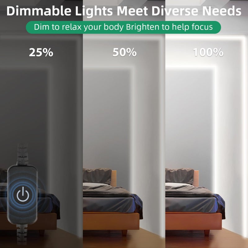 Lamomo ضوء لامومو نيون LED، شريط ضوء نيون LED أبيض 12V، إضاءة شريطية قابلة للتعتيم بطول 16.4 قدم/5 متر، علامة DIY من السيليكون لتزيين غرفة النوم الداخلية (شامل محول الطاقة) - Image 2